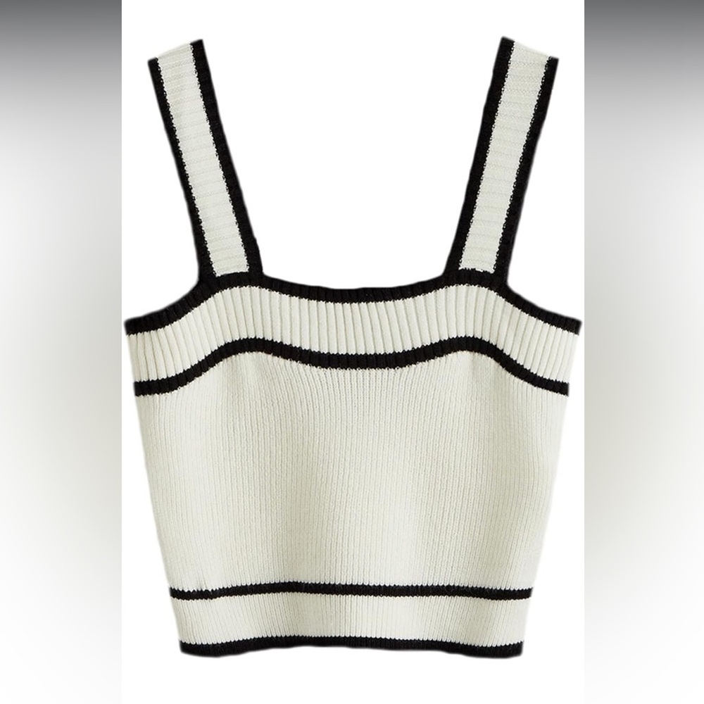 New Women's Sleeveless Ribbed Knit Spaghetti Strap Crop Tank Top Crop Tops